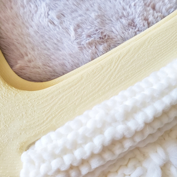 Vintage 70s boho white purse - Picture 6 of 8